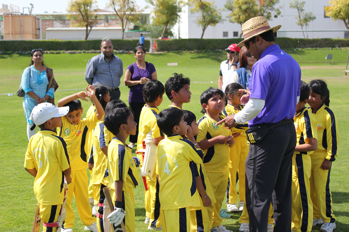 Practice DPS Dubai Cubs Cricket 2014